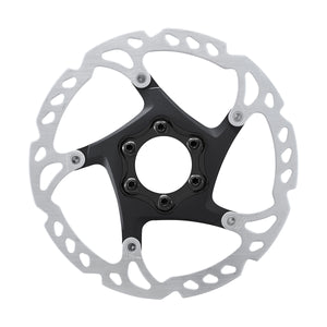 Disc Brake Rotor Shimano Deore XT SM-RT76 160mm 6 Bolt Silver/Black (ESMRT76S2) (WP)