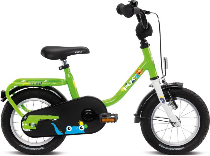 Children's bicycle Puky 12 steel green/white (4115)