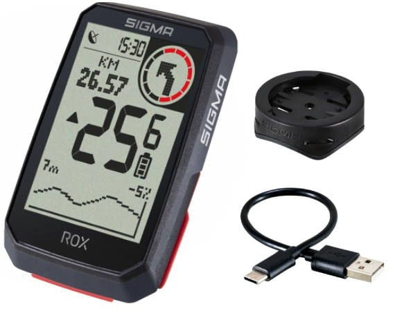 Bezvadu velodators Sigma ROX 4.0 GPS melns (01060)