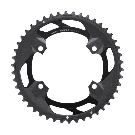 Zobrats Shimano GRX FC-RX600-11 46T 11 ātr. melns (Y0K698010)