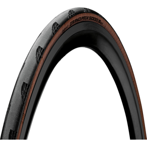 Riepa Continental Grand Prix 5000 S TR Tubeless 28x1.20 [30-622] melna/brūna (CO0101875)