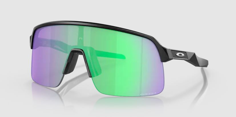 Oakley Sutro Lite sports sunglasses matte black with Prizm Road Jade lenses