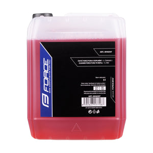 Cleaning agent Force Pura 5 L dark red