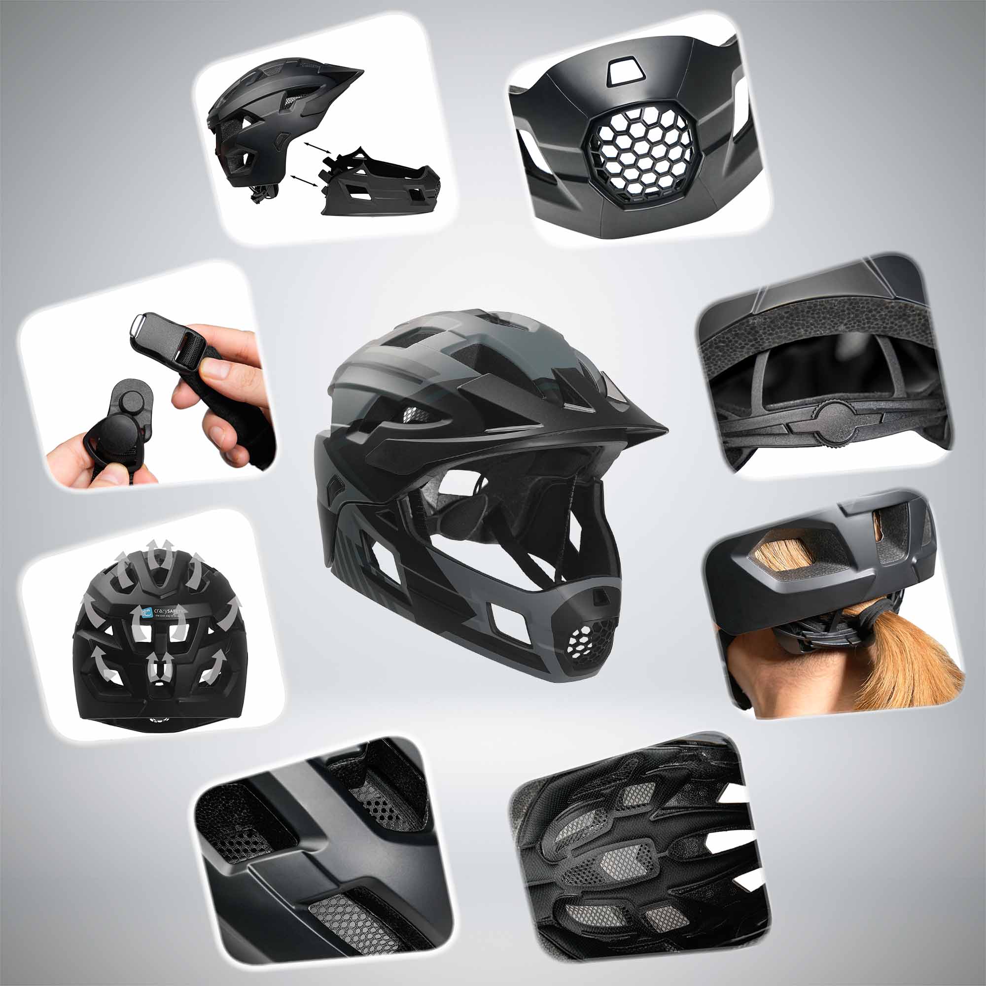 Titan bicycle helmet