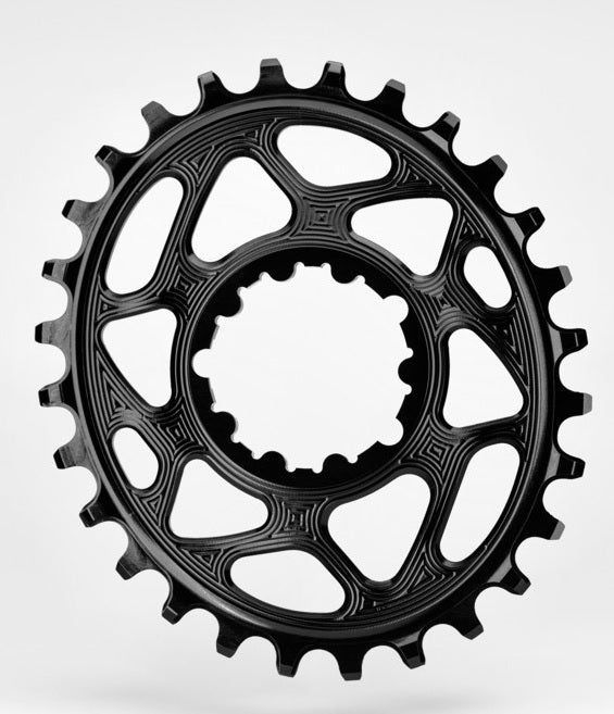 Sprocket AbsoluteBlack Oval Sram DM GXP N/W (6mm offset) black (X)