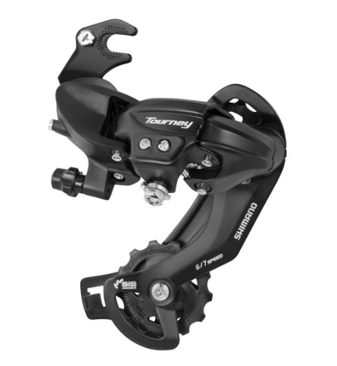 Rear derailleur Shimano Tourney RD-TY300B SGS 6/7 speed.