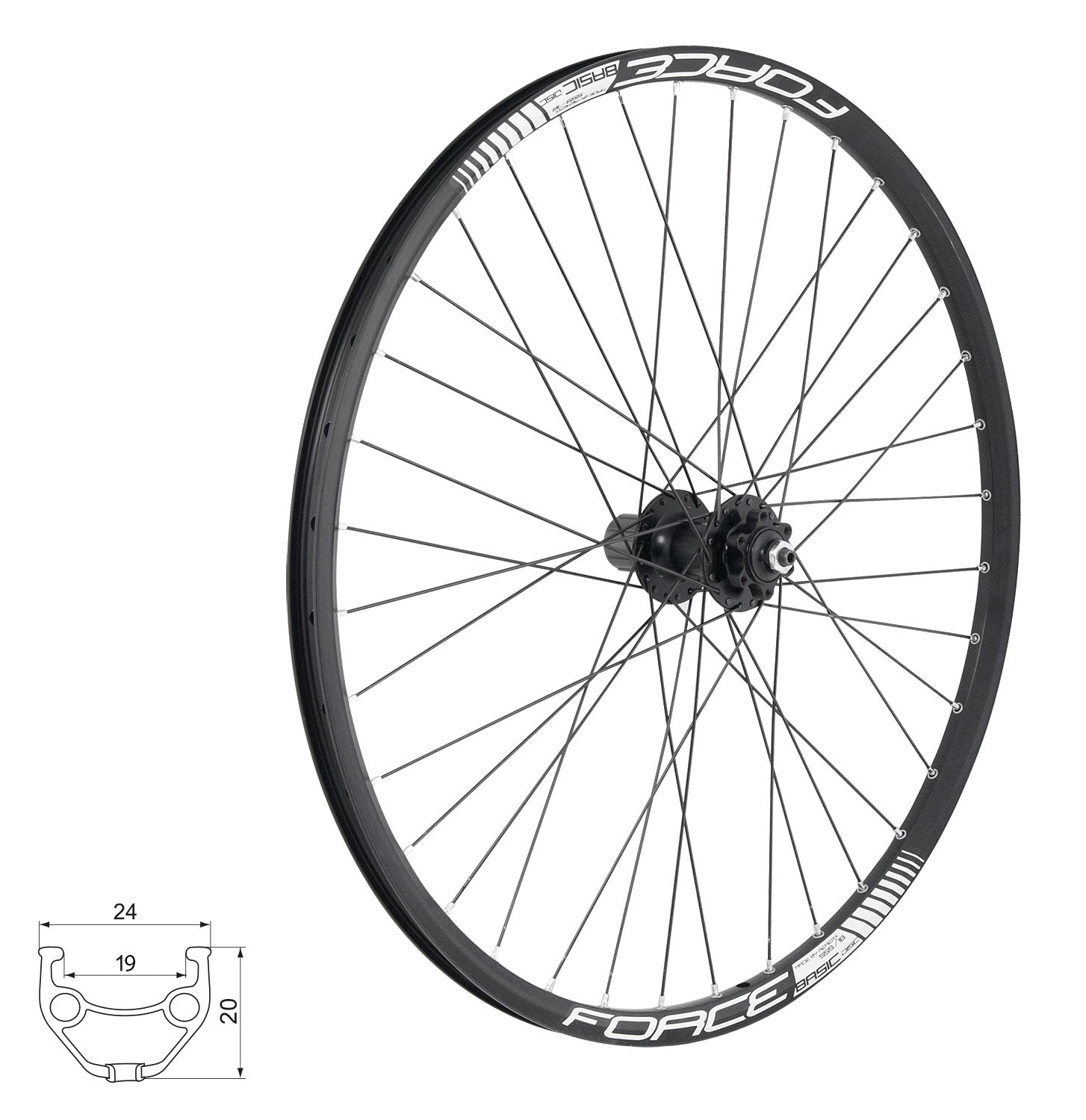 Rear Wheel Force Basic Disc 28/29