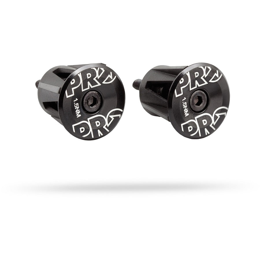 Handlebar end caps PRO anodized aluminum black