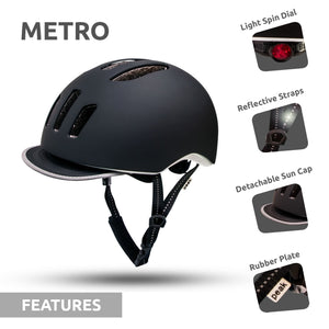 Metro bike helmet