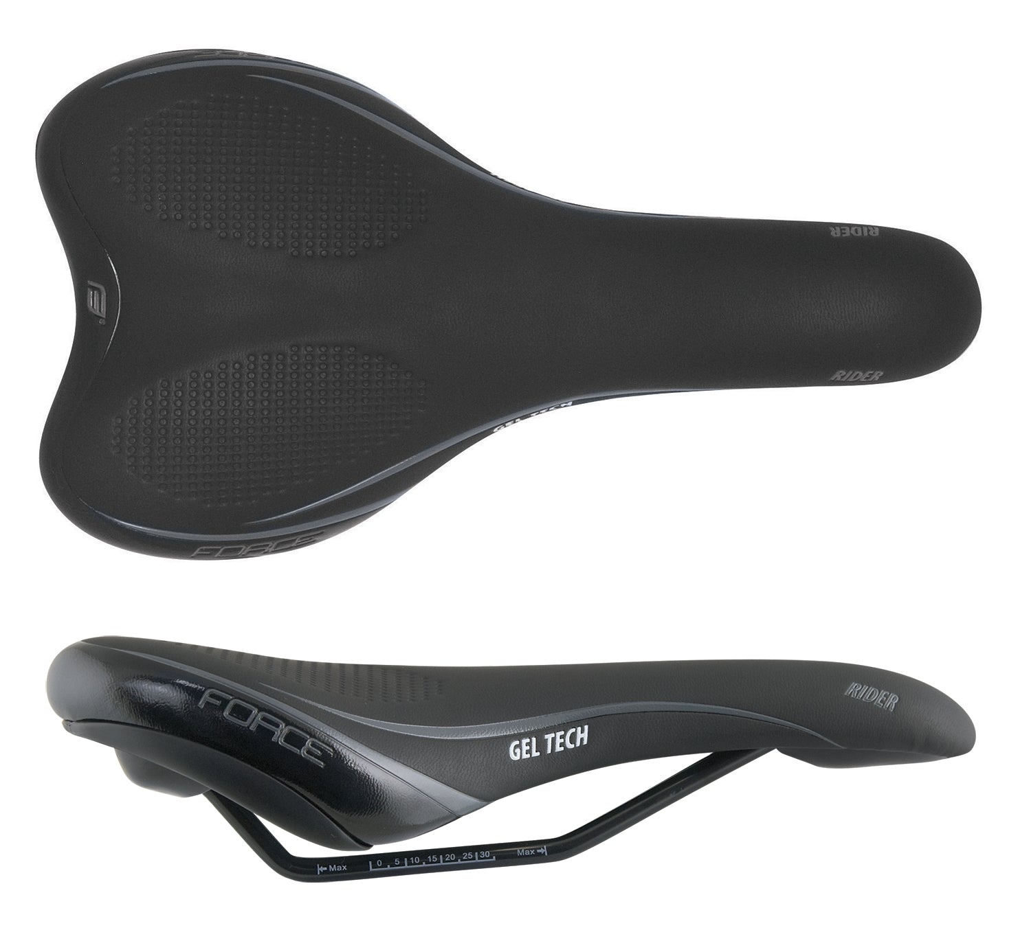 Seat Force Rider Gel Tech black