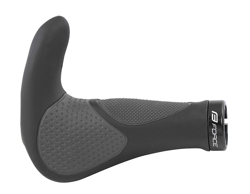 Handlebars with horns Force GEL black/grey