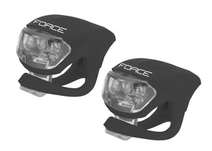 Bicycle light set Force Double black