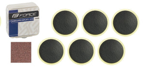 Force self-adhesive patch set 6 self-adhesive patches and sandpaper