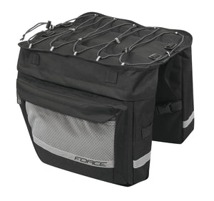 Bicycle bag Force Noem on the rack 2x18 L